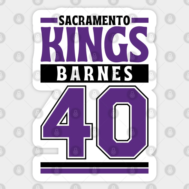 Sacramento Kings Barnes 40 Limited Edition Sticker by Astronaut.co